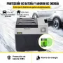 VEVOR Nevera Termoeléctrica Portátil 50 L Nevera de Viaje para Coche Nevera Portátil Eléctrica de Viaje para Coche Mini Refrigerador para Coche Mini Nevera para Bebidas con LCD