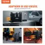 VEVOR Calentador Diésel Vertical de 5-8KW Todo en Uno de 12 V/24 V, Control por Aplicación Bluetooth, Control Remoto y Pantalla Visualización, Alarma de CO, Calentamiento Rápido para Vehículos, Garaje