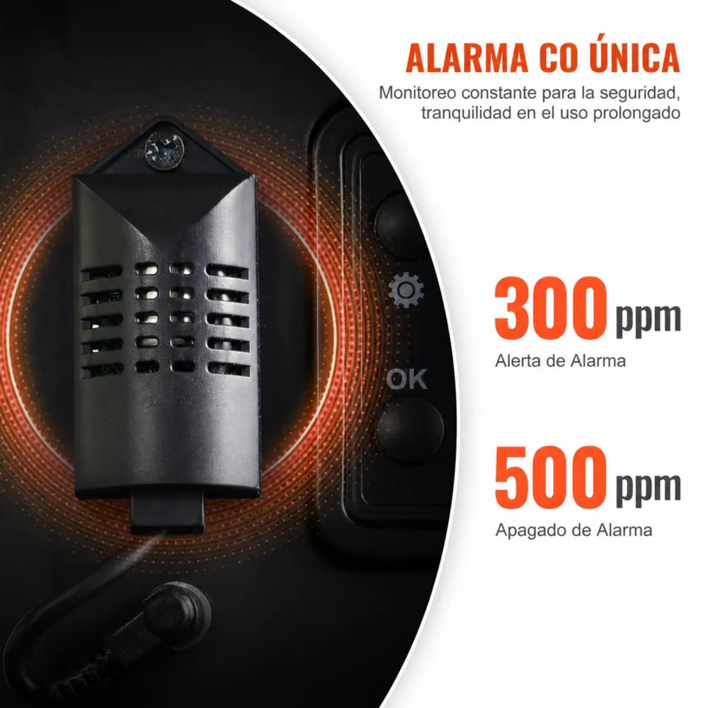 VEVOR Calentador Diésel Vertical de 5-8KW Todo en Uno de 12 V/24 V, Control por Aplicación Bluetooth, Control Remoto y Pantalla Visualización, Alarma de CO, Calentamiento Rápido para Vehículos, Garaje