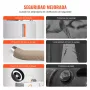 VEVOR Calentador Diésel Portátil 2 kW Todo en Uno de 12 V/24 V, con Control por Aplicación Bluetooth, Control Remoto y Pantalla de Visualización, Alarma de CO, Calentamiento Rápido para Vehículos