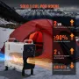 VEVOR Calentador Diésel Portátil 2 kW Todo en Uno de 12 V/24 V, con Control por Aplicación Bluetooth, Control Remoto y Pantalla de Visualización, Alarma de CO, Calentamiento Rápido para Vehículos
