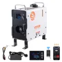 VEVOR Calentador Diésel Portátil 2 kW Todo en Uno de 12 V/24 V, con Control por Aplicación Bluetooth, Control Remoto y Pantalla de Visualización, Alarma de CO, Calentamiento Rápido para Vehículos