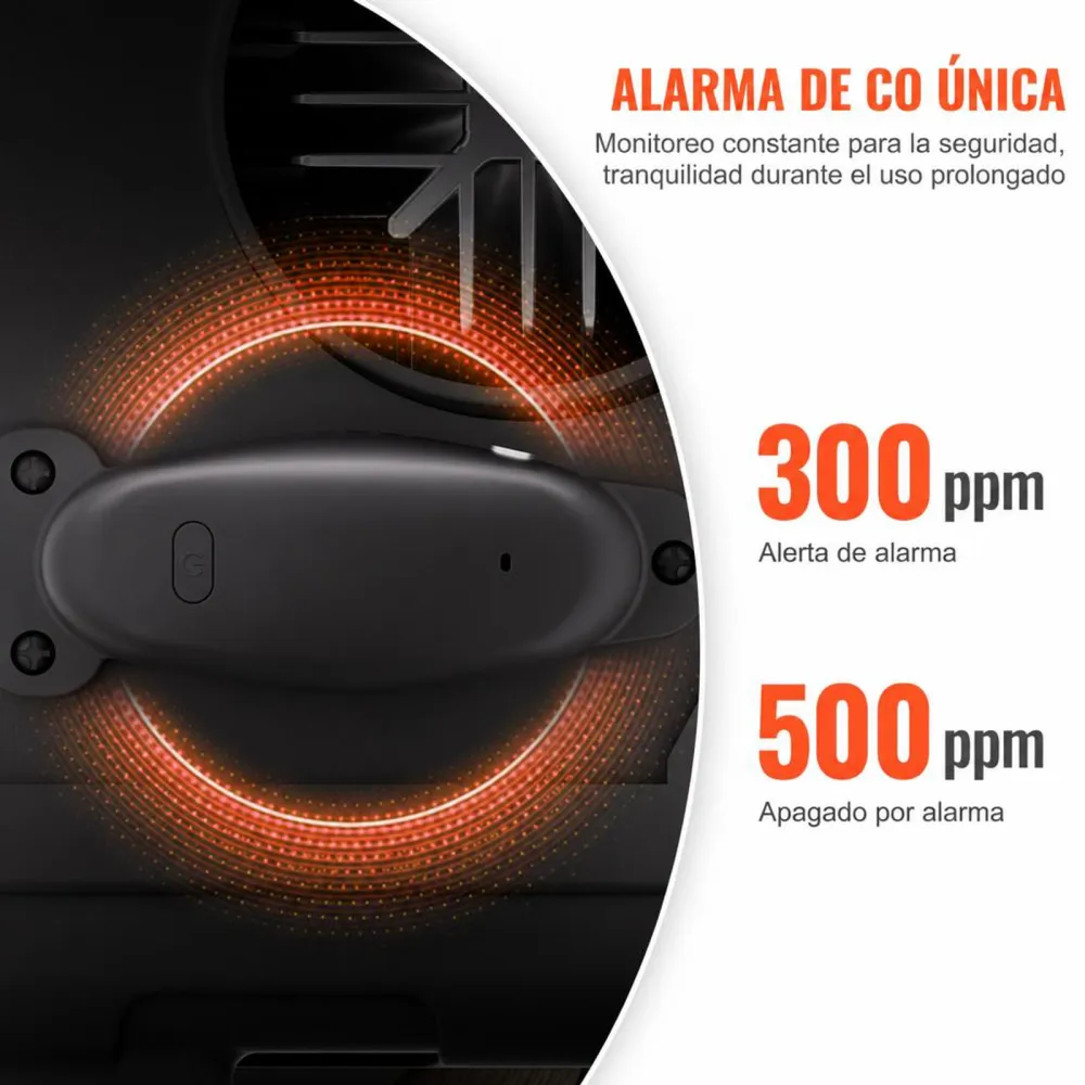 VEVOR Calentador Diésel Portátil de 5-8KW Todo en Uno de 12 V/24 V, con Control por Aplicación Bluetooth, Control Remoto y Pantalla de Visualización, Alarma de CO, para Vehículos y Garajes, Negro