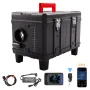 VEVOR Calentador Diésel Portátil de 5-8KW Todo en Uno de 12 V/24 V, con Control por Aplicación Bluetooth, Control Remoto y Pantalla de Visualización, Alarma de CO, para Vehículos y Garajes, Negro