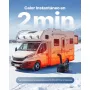 VEVOR Calentador Diésel de 5-8KW, Todo en Uno, Portátil, con Control por Aplicación Bluetooth, Mando a Distancia y Pantalla LCD, para Camiones, Furgonetas, Autocaravanas, Caravanas y Garajes, 7 L
