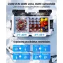 VEVOR Nevera Portátil para Coche 35 L, Refrigerador para Coche Temperatura Ajustable de -20 °C a 20 °C, con Control por Aplicación, Ruedas y Doble Zona, para Autocaravanas, Barcos, Camping, Pesca