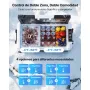 VEVOR Nevera Portátil para Coche 55 L, Refrigerador para Coche Temperatura Ajustable de -20 °C a 20 °C, con Control por Aplicación, Ruedas y Doble Zona, para Autocaravanas, Barcos, Camping, Pesca