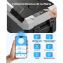 VEVOR Nevera Portátil para Coche 55 L, Refrigerador para Coche Temperatura Ajustable de -20 °C a 20 °C, con Control por Aplicación, Ruedas y Doble Zona, para Autocaravanas, Barcos, Camping, Pesca