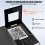 VEVOR Refrigerador portátil para automóvil, con función de fabricación de hielo, refrigerador para automóvil de 12 voltios, congelador portátil de zona única de 35 L, temperatura ajustable de -4 ℉ a 68 ℉, con ruedas para acampar, automóvil, RV