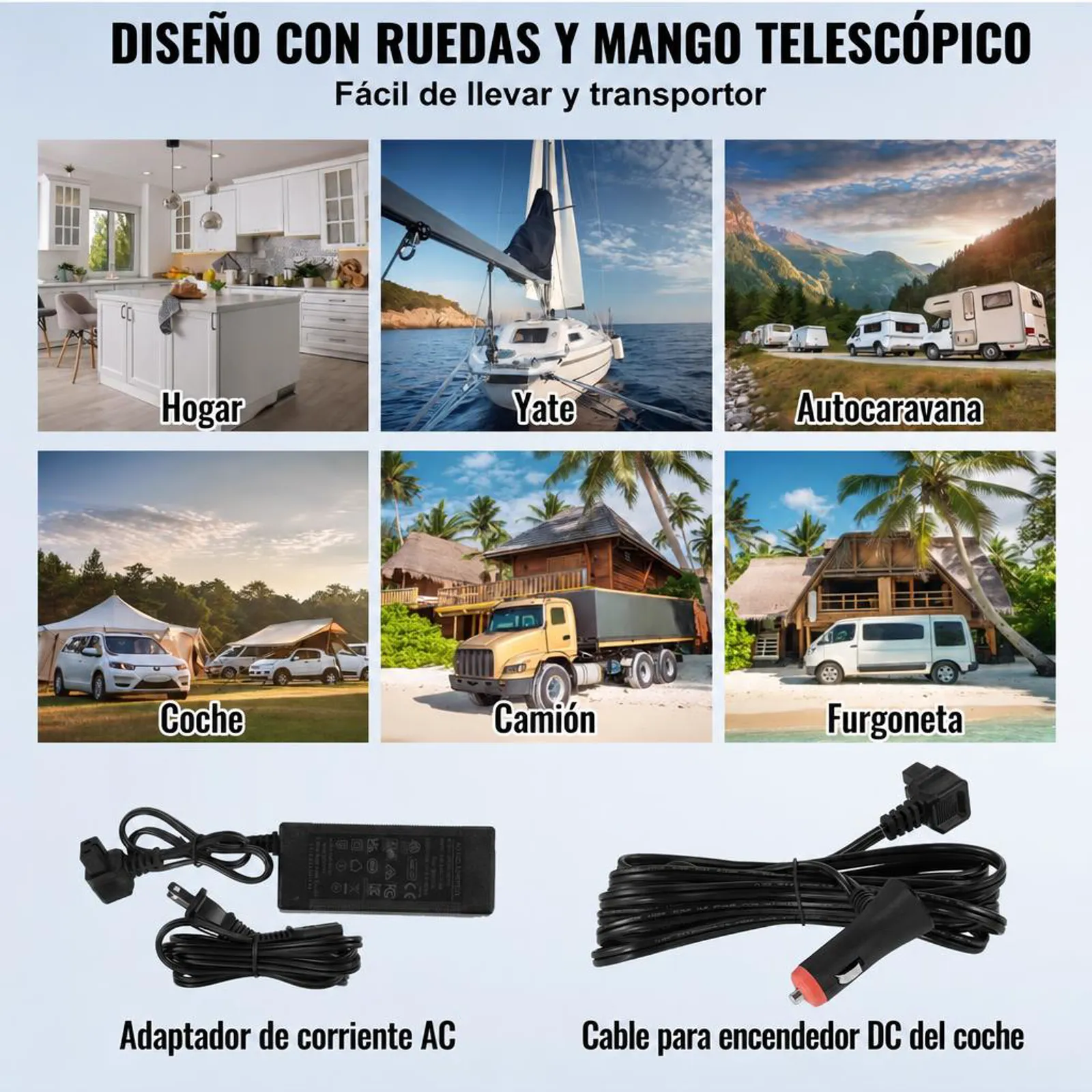 VEVOR Refrigerador portátil para automóvil, refrigerador para automóvil de 12 voltios, congelador portátil de doble zona de 40 L, temperatura ajustable de -4 ℉ a 68 ℉, refrigerador con compresor para el hogar, exteriores, campamentos, vehículos recreativos y automóviles