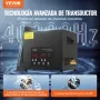 VEVOR 240 W Limpiador Ultrasónico, Máquina de Limpieza Ultrasónica Digital de 10 L con Modo Suave y Desgasificación Mejorada,  Calentador y Temporizador para Joyas, Herramientas, Retenedores