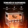 VEVOR 240 W Limpiador Ultrasónico, Máquina de Limpieza Ultrasónica Digital de 10 L con Modo Suave y Desgasificación Mejorada,  Calentador y Temporizador para Joyas, Herramientas, Retenedores