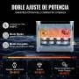 VEVOR 240 W Limpiador Ultrasónico, Máquina de Limpieza Ultrasónica Digital de 10 L con Modo Suave y Desgasificación Mejorada,  Calentador y Temporizador para Joyas, Herramientas, Retenedores