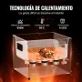 VEVOR Limpiador Ultrasónico 15 L Máquina de Limpieza Ultrasónica Digital 360 W Modo Suave y Desgasificación Mejorada 40 kHz con Calentador y Temporizador para Retenedores, Joyas, Herramientas