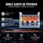 VEVOR Limpiador Ultrasónico 15 L Máquina de Limpieza Ultrasónica Digital 360 W Modo Suave y Desgasificación Mejorada 40 kHz con Calentador y Temporizador para Retenedores, Joyas, Herramientas