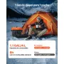 VEVOR Calentador Diésel 5-8KW, Todo en Uno, Portátil, con Control Remoto y Pantalla LCD, Calentamiento Rápido y Bajo Nivel de Ruido, para Camiones, Furgonetas, Autocaravanas, Caravanas y Garajes