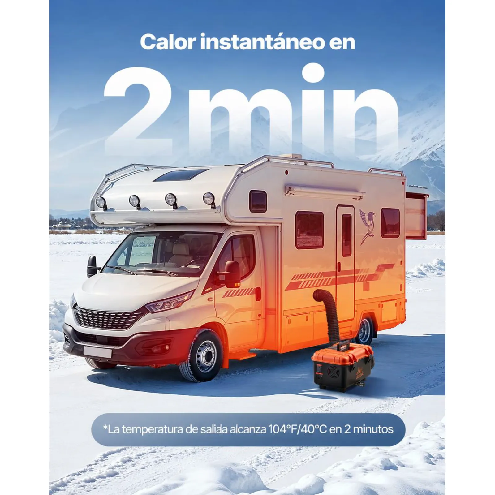 VEVOR Calentador Diésel 5-8KW, Todo en Uno, Portátil, con Control Remoto y Pantalla LCD, Calentamiento Rápido y Bajo Nivel de Ruido, para Camiones, Furgonetas, Autocaravanas, Caravanas y Garajes