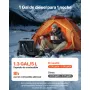 VEVOR Calentador Diésel 5-8KW Portátil, con Control por Aplicación Bluetooth, Mando a Distancia y Pantalla LCD, Diseño con Ruedas, Depósito de Combustible de 5 L para Camiones, 566 x 400 x 321 mm