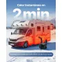 VEVOR Calentador Diésel 5-8KW Portátil, con Control por Aplicación Bluetooth, Mando a Distancia y Pantalla LCD, Diseño con Ruedas, Depósito de Combustible de 5 L para Camiones, 566 x 400 x 321 mm