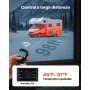 VEVOR Calefactor de Aire Diésel 12-24V 5-8KW, Portátil, con Mando a Distancia, Pantalla LCD y Asa, Silencioso, 5 L, para Camiones, Autocaravanas, SUV y Tractores, 400 x 245 x 305 mm, Violeta y Negro