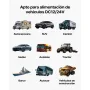 VEVOR Calefactor de Aire Diésel 12-24V 5-8KW, Portátil, con Mando a Distancia, Pantalla LCD y Asa, Silencioso, 5 L, para Camiones, Autocaravanas, SUV y Tractores, 400 x 245 x 305 mm, Violeta y Negro