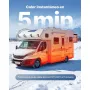 VEVOR Calentador Diésel de 12-24V 5-8KW Portátil, con Mando a Distancia y Pantalla LCD, Calentamiento Rápido y Bajo Nivel de Ruido, para Vehículos, Furgonetas, Autocaravanas, Caravanas y Camiones, 10 L