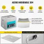 VEVOR Limpiador Ultrasónico 10 L 240 W Limpiador Ultrasónico Profesional con Calentador Ajustable Máquina de Limpieza Ultrasónica con 2 Perillas Potente Frecuencia de 40 kHz para Joyas, Reloj y Gafas
