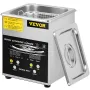VEVOR Limpiador Ultrasónico Mejorado 2 L Calentador de 100 W a Ultrasónico de 60 W Limpiador de Piezas Ultrasónico de Laboratorio Digital con Temporizador para Limpieza de Piezas de Joyería