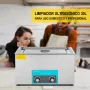 VEVOR Limpiador Ultrasónico 30 L 600 W Limpiador Ultrasónico Profesional con Calentador Ajustable Máquina de Limpieza Ultrasónica con 2 Perillas Potente Frecuencia de 40 kHz para Joyas, Reloj y Gafas