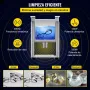 VEVOR Limpiador Ultrasónico Mejorado 3 L Calentador Ultrasónico de 200 W 120 W Limpiador de Piezas Ultrasónico de Laboratorio Digital con Calefacción para Limpiar Piezas de Gafas Joyerías