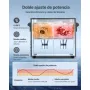 VEVOR Limpiador Ultrasónico 3 L, Máquina de Ultrasonido para Limpieza con Control de Perilla, de Acero Inoxidable, con Cesta y Bola de Limpieza para Relojes, Maquinillas de Afeitar, Joyas, Negro