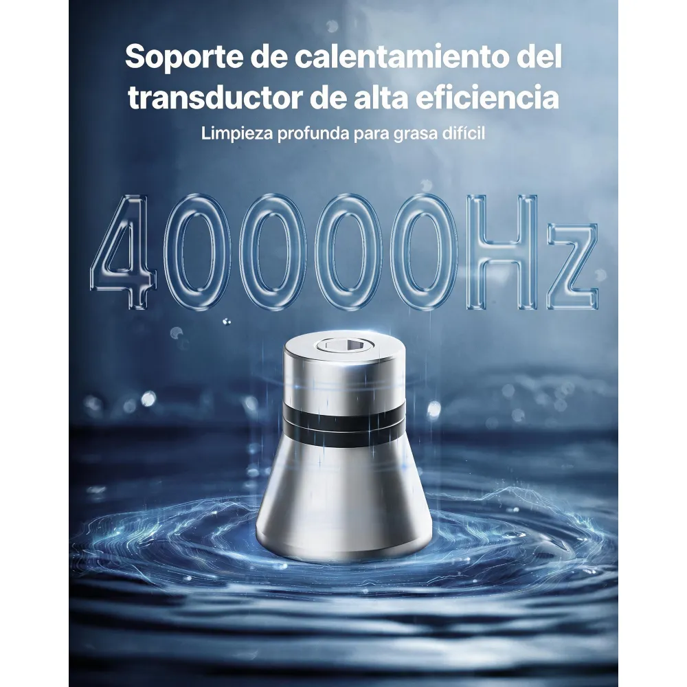 VEVOR Limpiador Ultrasónico 6 L, Máquina de Ultrasonido para Limpieza con Control de Perilla, de Acero Inoxidable, con Cesta y Bola de Limpieza para Relojes, Maquinillas de Afeitar, Joyas, Negro