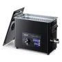 VEVOR Limpiador Ultrasónico 6 L, Máquina de Ultrasonido para Limpieza con Control de Perilla, de Acero Inoxidable, con Cesta y Bola de Limpieza para Relojes, Maquinillas de Afeitar, Joyas, Negro