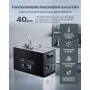 VEVOR Limpiador Ultrasónico 30 L, Máquina de Ultrasonido para Limpieza con Control de Perilla, de Acero Inoxidable, con Cesta y Bola de Limpieza para Relojes, Maquinillas de Afeitar, Joyas, Negro