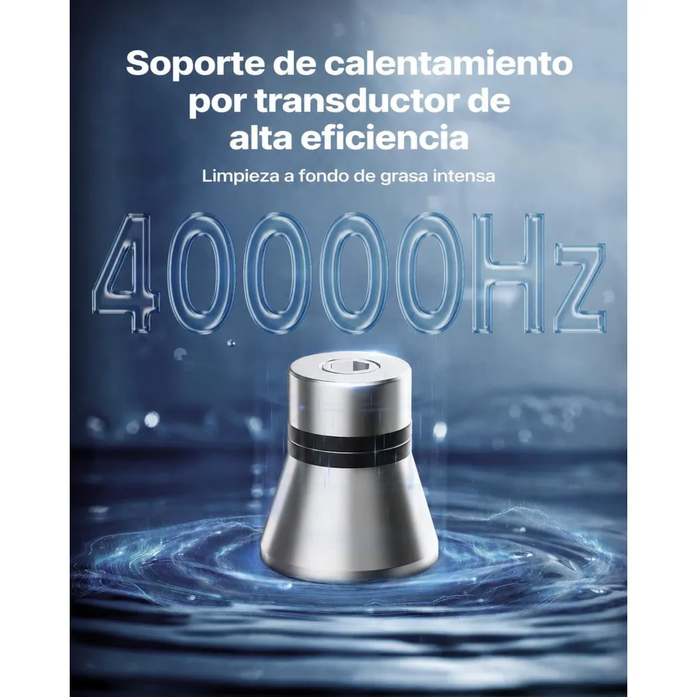 VEVOR Limpiador Ultrasónico 30 L, Máquina de Ultrasonido para Limpieza con Control de Perilla, de Acero Inoxidable, con Cesta y Bola de Limpieza para Relojes, Maquinillas de Afeitar, Joyas, Negro