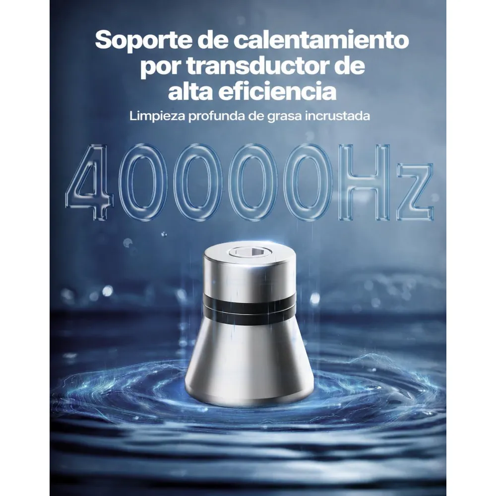 VEVOR Limpiador Ultrasónico 10 L, Máquina de Ultrasonido para Limpieza con Control de Perilla, de Acero Inoxidable, con Cesta y Bola de Limpieza para Relojes, Maquinillas de Afeitar, Joyas, Negro