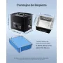 VEVOR Limpiador Ultrasónico 10 L, Máquina de Ultrasonido para Limpieza con Control de Perilla, de Acero Inoxidable, con Cesta y Bola de Limpieza para Relojes, Maquinillas de Afeitar, Joyas, Negro