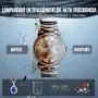 VEVOR Limpiador Ultrasónico 15 L con Temporizador y Calentador 360 W Limpiador Ultrasónico Digital 40 kHz con Cesta para Reloj Gafas Soporte de Joyería Piezas Industriales Herramientas Plata