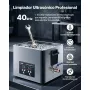 VEVOR Limpiador Ultrasónico 15 L, Máquina de Limpieza Ultrasónica Profesional con Cesta de Limpieza y Pantalla Digital, Acero Inoxidable, 240 W y 40 kHz, para Piezas, Carburadores e Instrumentos