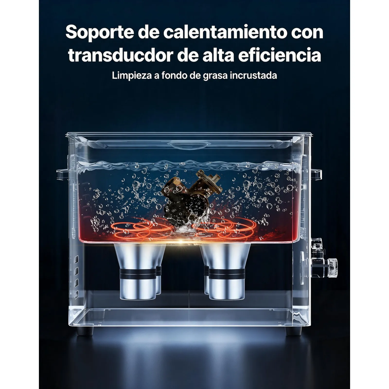 VEVOR Limpiador Ultrasónico 15 L, Máquina de Limpieza Ultrasónica Profesional con Cesta de Limpieza y Pantalla Digital, Acero Inoxidable, 240 W y 40 kHz, para Piezas, Carburadores e Instrumentos