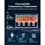 VEVOR Limpiador Ultrasónico 30 L, Máquina de Limpieza Ultrasónica Profesional con Cesta de Limpieza y Pantalla Digital, 480 W, Acero Inoxidable, 40 kHz, para Piezas, Carburadores e Instrumentos