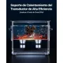 VEVOR Limpiador Ultrasónico 6 L, Máquina de Limpieza Ultrasónica Profesional con Cesta de Limpieza y Pantalla Digital, Acero Inoxidable, 120 W y 40 kHz, para Relojes y Joyas, 380 x 180 x 295 mm
