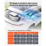 VEVOR Nevera Portátil para Coche 12 L, Zona Única, Refrigerador para Coche con Compresor 12/24 V CC 100-240 V CA, Temperatura Ajustable de -20 °C a 20 °C, para Camiones, Furgonetas, Camping, Viajes