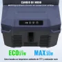 VEVOR Nevera de Compresión Portátil 12 L Mini Nevera para Coche 12/24V CC y 100-240V CA Caja Enfriadora de Zona Única Temperatura Ajustable de -20°C a 20°C para Camión Barco Casa Camping