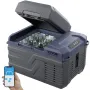 VEVOR Nevera de Compresión Portátil 12 L Mini Nevera para Coche 12/24V CC y 100-240V CA Caja Enfriadora de Zona Única Temperatura Ajustable de -20°C a 20°C para Camión Barco Casa Camping