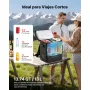 VEVOR Nevera Portátil para Coche 13 L, Zona Única, Refrigerador para Coche con Compresor 12/24 V CC, Temperatura Ajustable de -6 °C a 10 °C, para Camiones, Furgonetas, Autocaravanas, Camping, Viajes