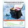 VEVOR Nevera Portátil para Coche 13 L, Zona Única, Refrigerador para Coche con Compresor 12/24 V CC, Temperatura Ajustable de -6 °C a 10 °C, para Camiones, Furgonetas, Autocaravanas, Camping, Viajes