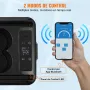 VEVOR Nevera de Compresión Portátil 15 L Mini Nevera con Reposabrazos para Coche 12/24V CC y 100-240V CA Mini Nevera de Zona Única -20°C a 20°C Ajustable para Coche Camión Barco Casa Camping
