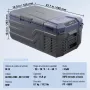 VEVOR Nevera de Compresión Portátil 15 L Mini Nevera para Coche 12/24V CC y 100-240V CA Caja Enfriadora de Zona Única Temperatura Ajustable de -20°C a 20°C para Camión Barco Casa Camping