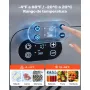 VEVOR Nevera Portátil para Coche 18 L, Zona Única, Refrigerador para Coche con Compresor 12/24 V CC 100-240 V CA, Temperatura Ajustable de -20 °C a 20 °C, para Camiones, Autocaravanas, Camping